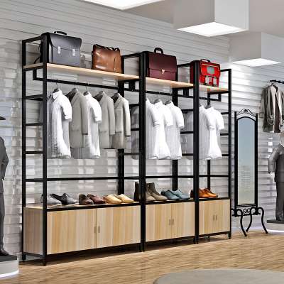 Factory direct supply Low price clothes shoe store display racks